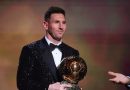 Lionel Messi (PSG/Argentine) remporte le ballon d’or 2021, le 7e de sa carrière, devant robert Lewandowski et Jorginho