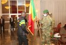 CAN Cameroun 2022: le Président de la Transition a remis le drapeau national aux Aigles Seniors